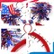 4th of July Patriotic Headband – Independence Day Hair Accessory with USA Flag Star Design, Red & Blue Ribbon Hair Hoop for Women, Girls & Kids (1 Pc)